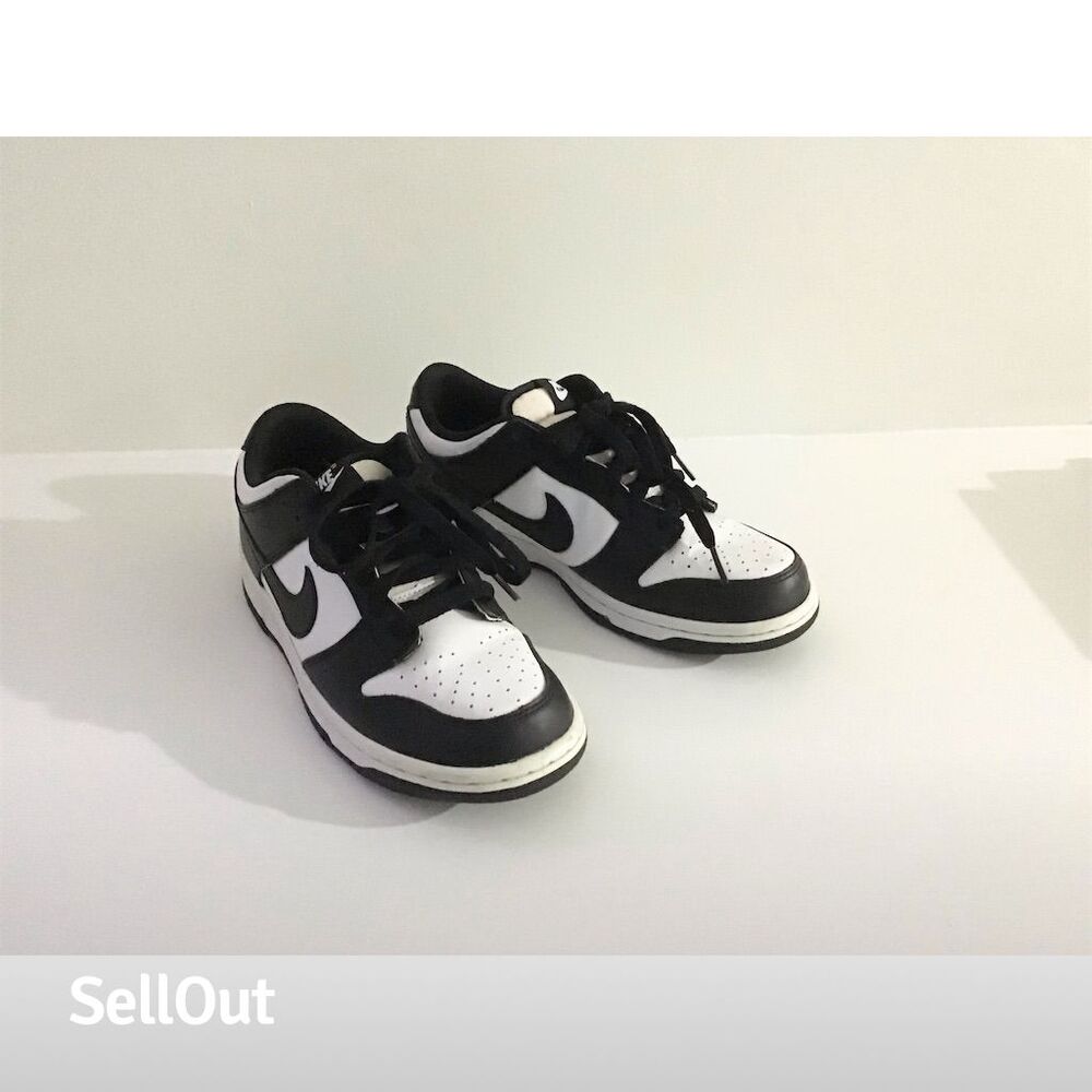 Nike Dunk Low Youth Shoes Black/White Panda Size 5 Kids Casual Sneakers